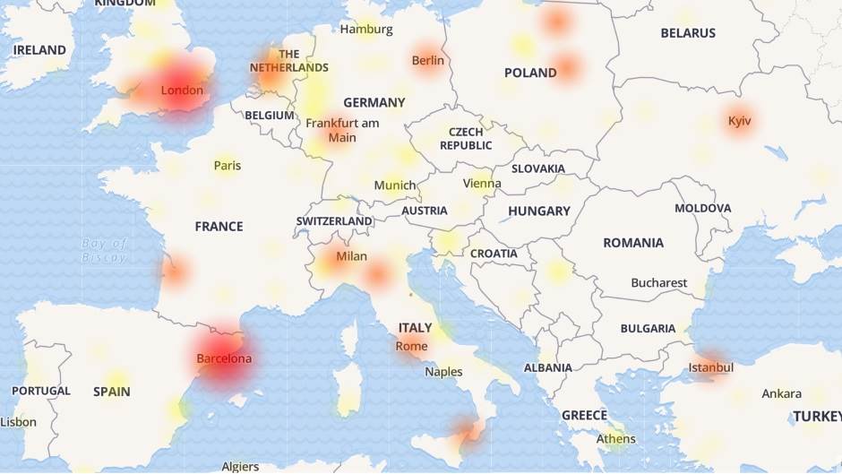 Situacija u 20:15 po našem vremenu.