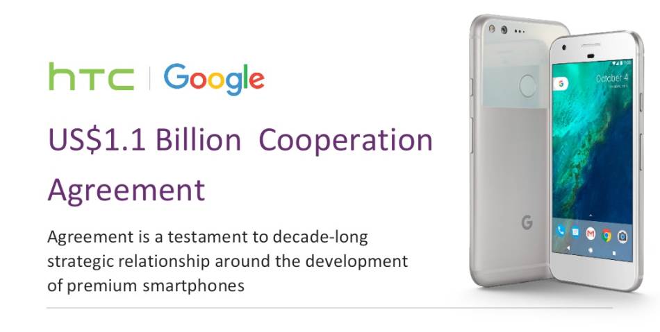 Google kupio HTC za 1.1 milijardu dolara