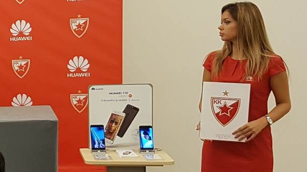 KK Crvena zvezda Huawei sponzor