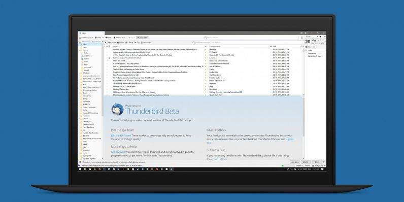 Thunderbird nova verzija