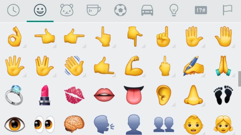 WhatsApp srednji prst emotikon