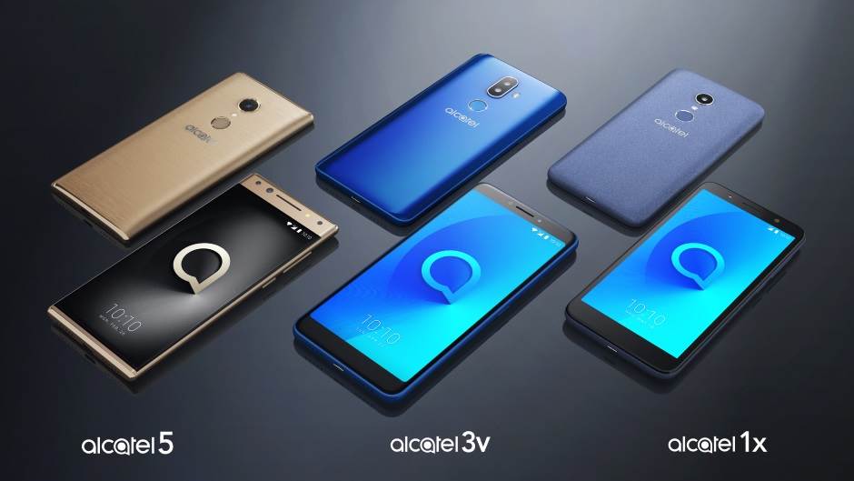 Alcatel Serija 5, Serija 3, Serija 1 CES 2018 telefoni