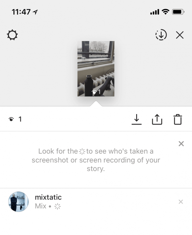 Instagram ScreenShot opcija kako radi