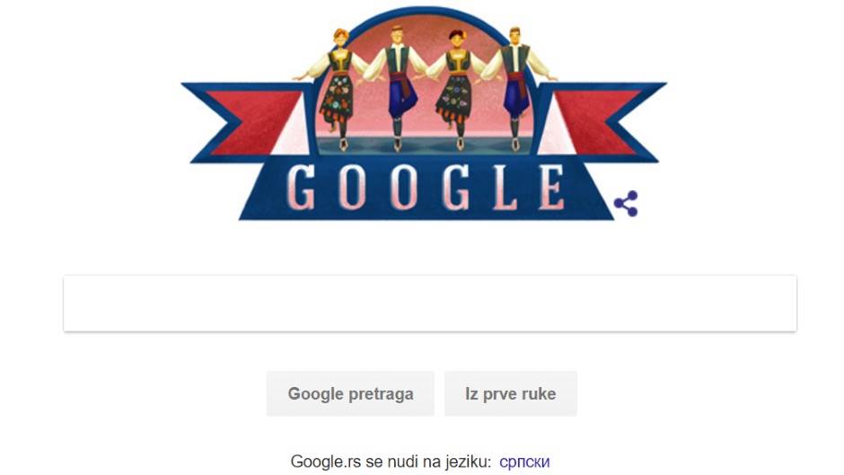 Google Dan državnosti Srbije, Google Doodle Srbija, Dan državnosti Srbije na Google.rs