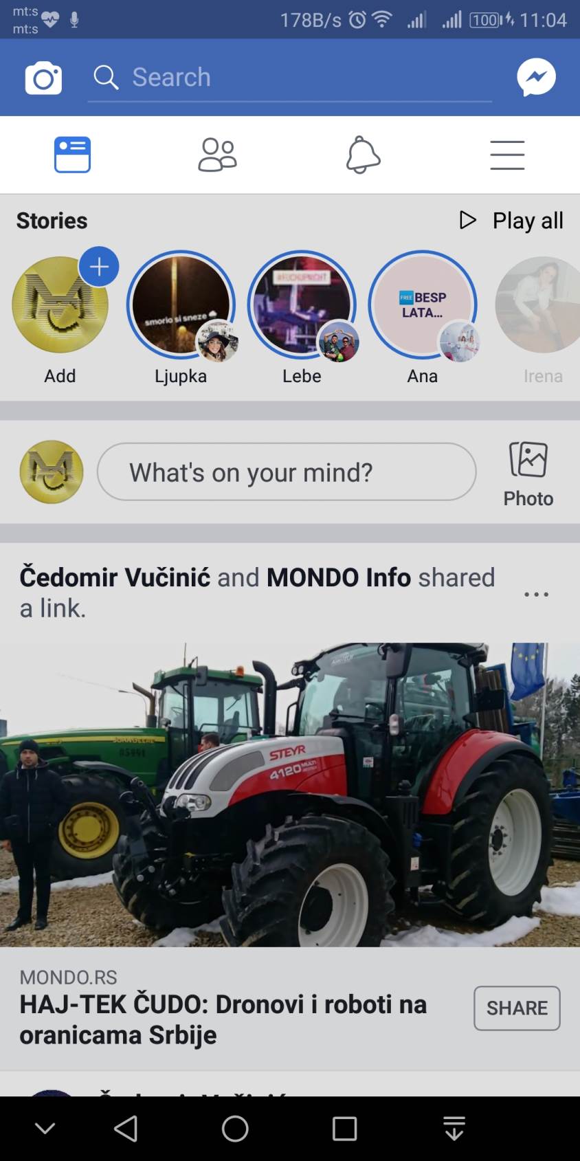 Facebook privatnost kako da zaštitim, Kako da delim manje podataka sa Facebook mrežom, Facebook tip