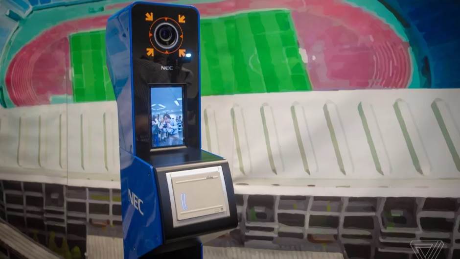 Tokio 2020 Olimpijske igre prepoznavanje lica 