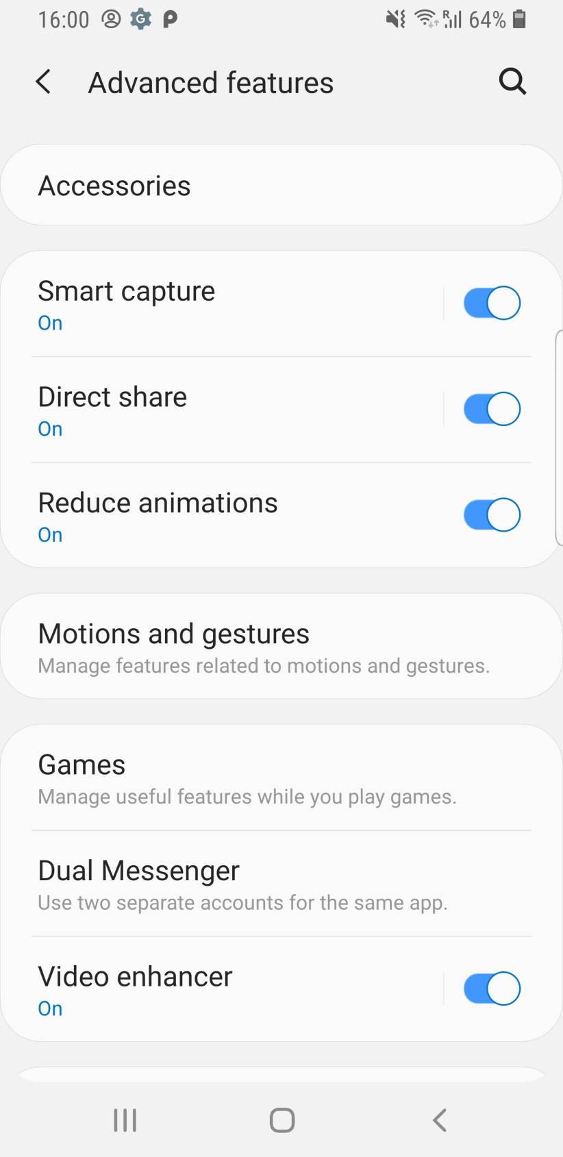 Samsung One UI Animation Reduction