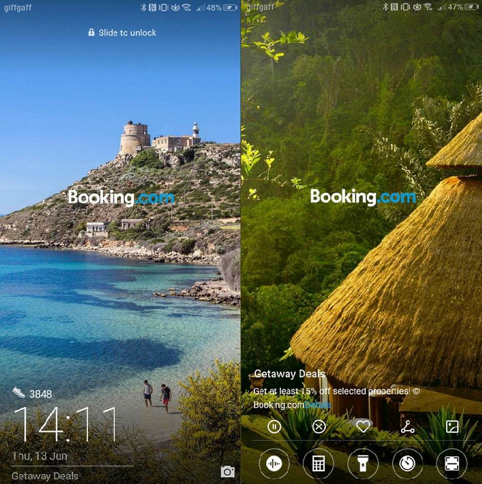 Huawei reklame zakljucan ekran, Huawei prikazuje reklame na zakljucanom ekranu telefona, Loock Scree
