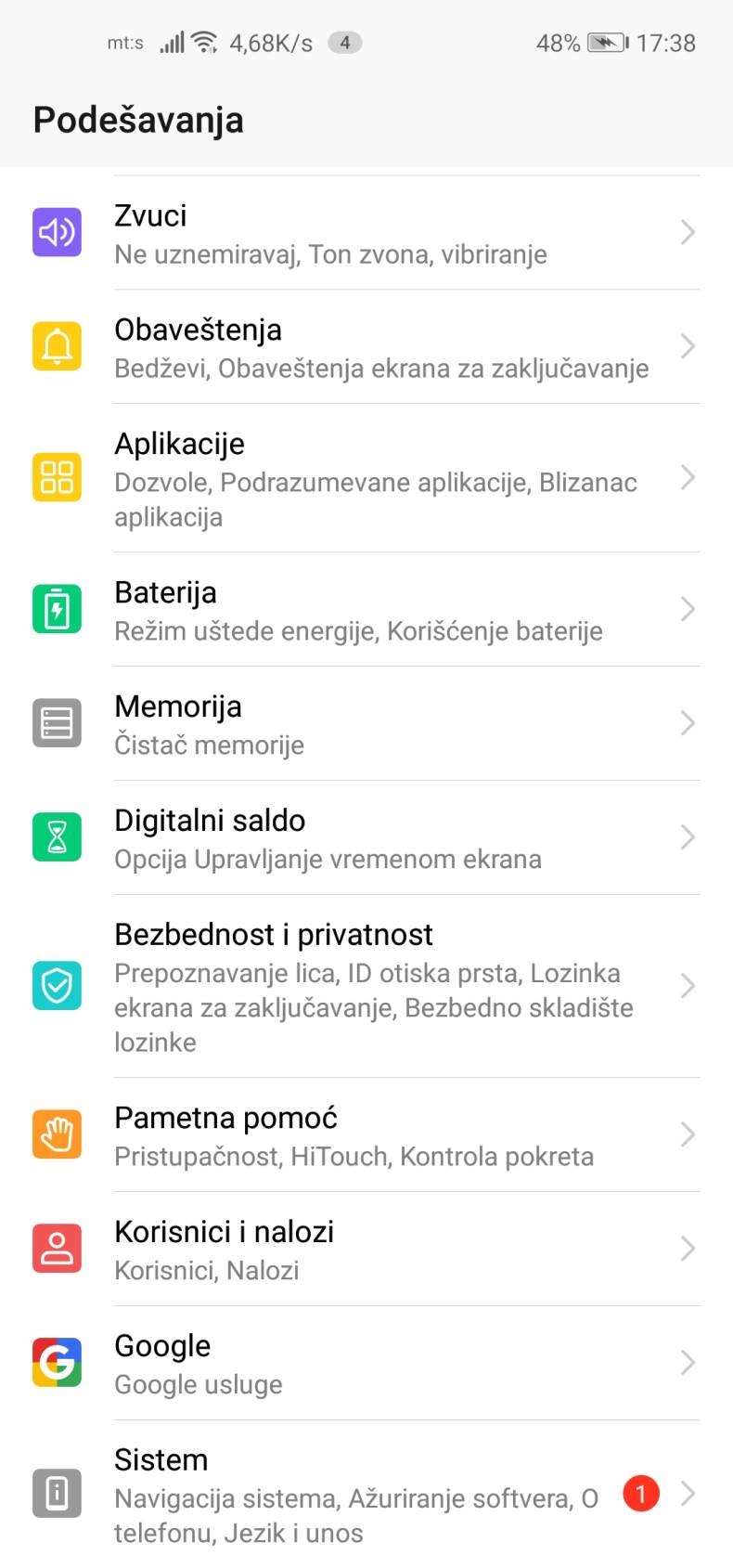 HONOR View 20 update Srbija šta donosi