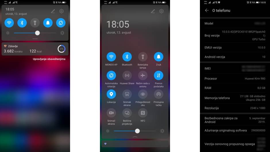 Huawei EMUI 10 opis, Kako radi EMUI 10, EMUI 10 Android 10, Huawei Android 10 upgrade i EMUI 10
