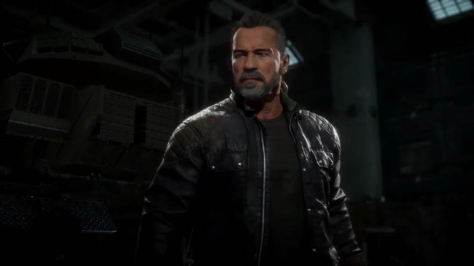 Terminator T-800 Mortal Kombat 11 gameplay video trailer