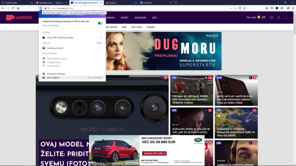Firefox update kriticna greška