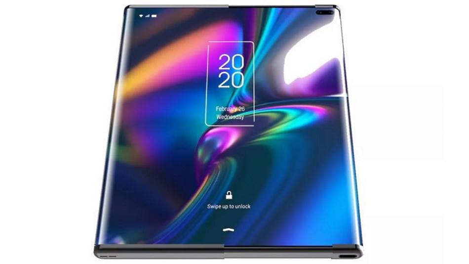 TCL koncept telefon rolanje ekrana, TCL savitljivi ekran umotavanje ekrana, TCL ekran umotavanje