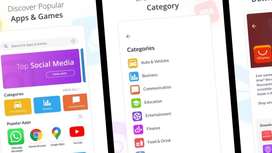 Android aplikacije Huawei telefoni, More Apps Huawei telefoni APKPure prodavnica Android Aplikacija