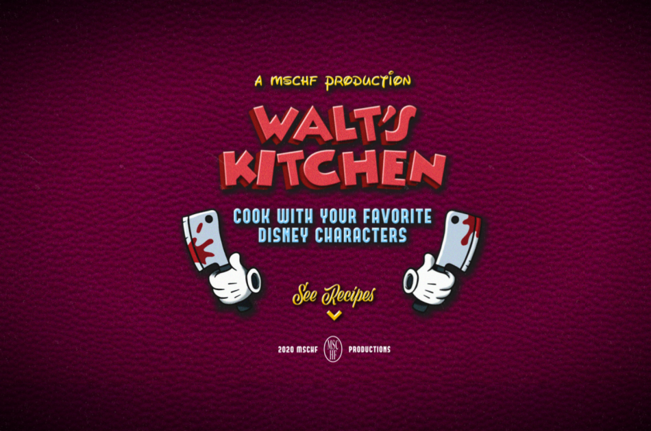 recept dizni miki maus bambi patak paja