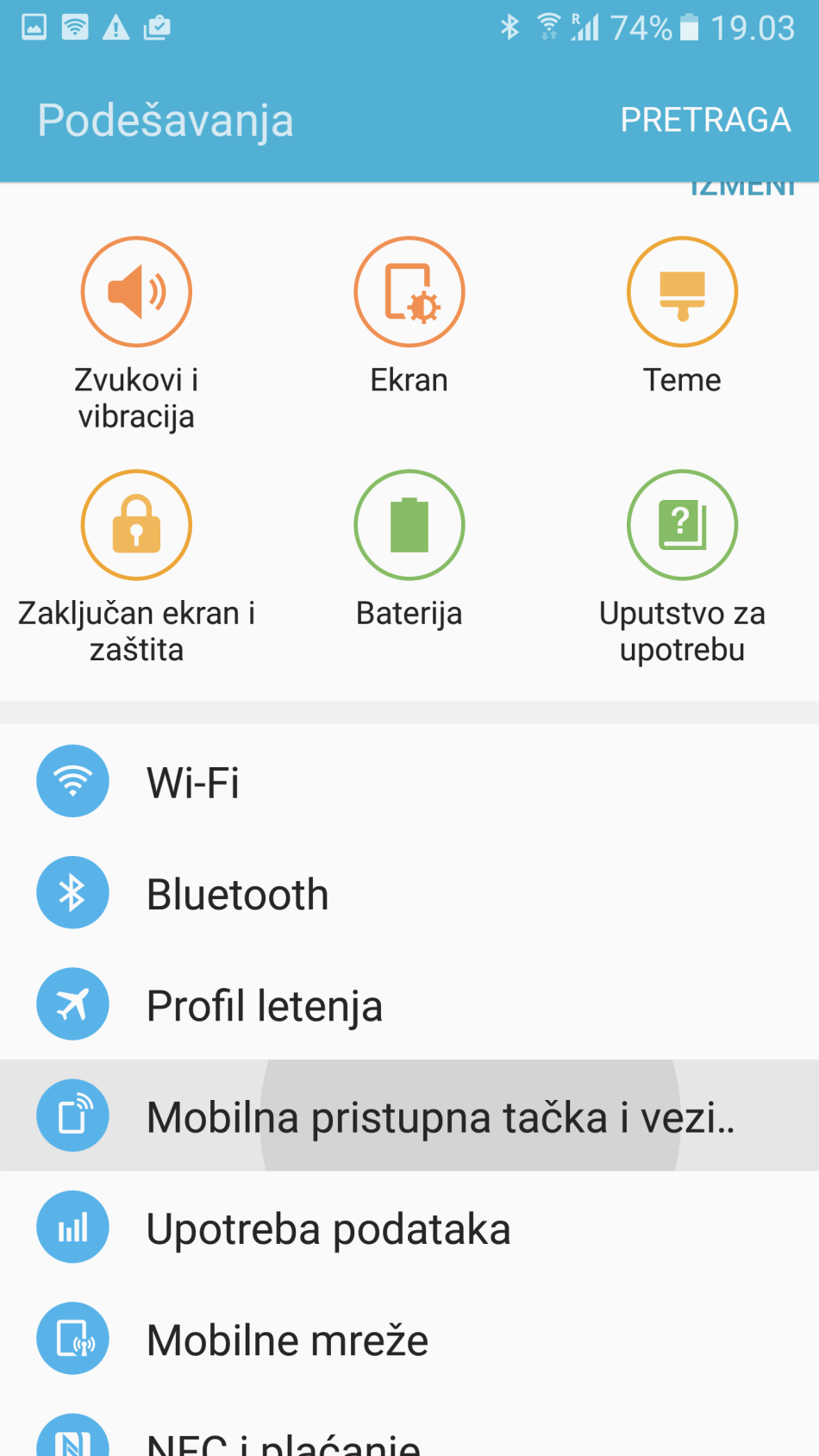 Samsung Galaxy S7 i S7 edge Wi-Fi veza prosledivanje