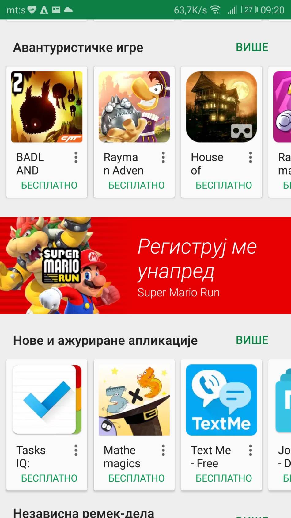 Super Mario Run Android 23. marta