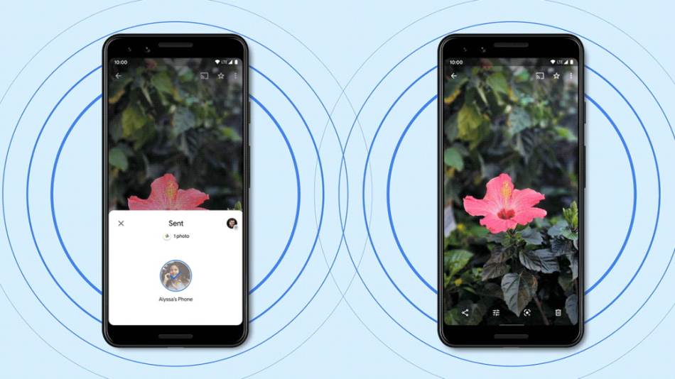 Wi-Fi direct i Nearby Share