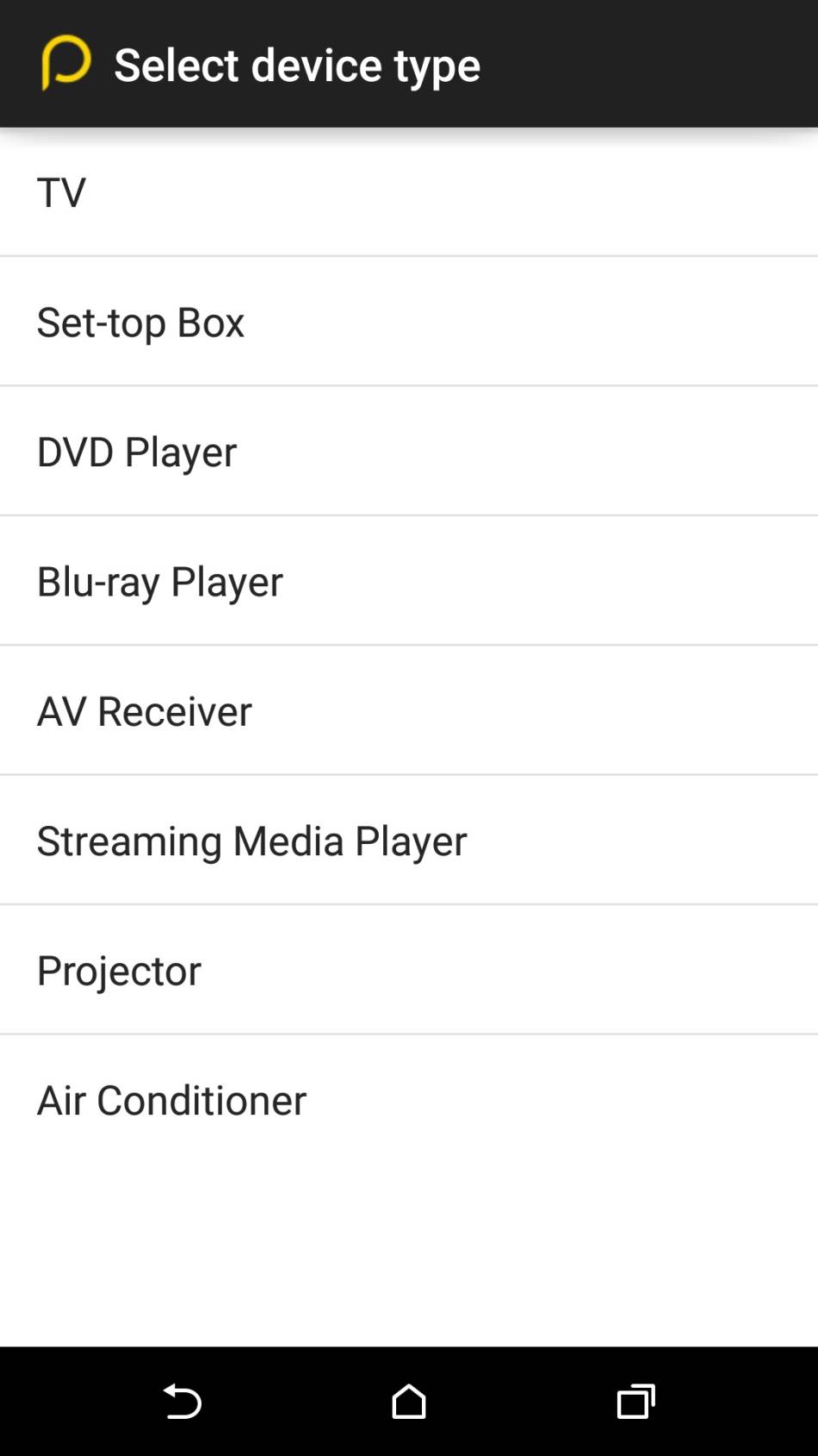 Android telefon kao daljinski tv upravljac