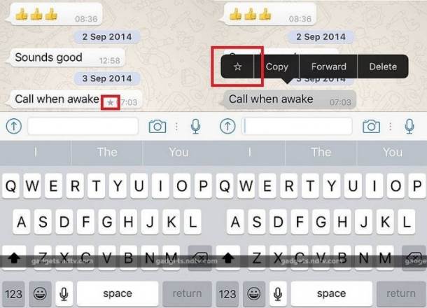 "Lajkovanje" WhatsApp poruka po želji korisnika.