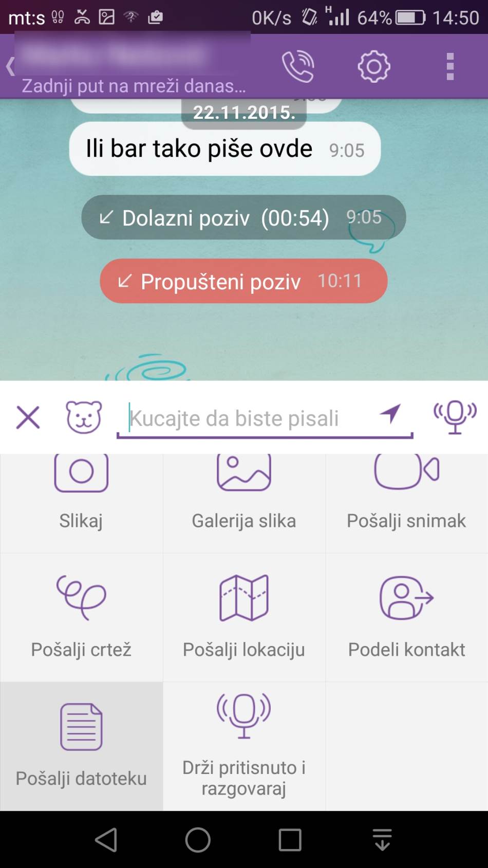 Viber brisanje poruka i deljenje fajlova, dokumenata i arhiva