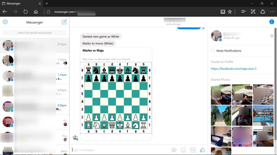 Facebook Messenger FBChess tajna igra 