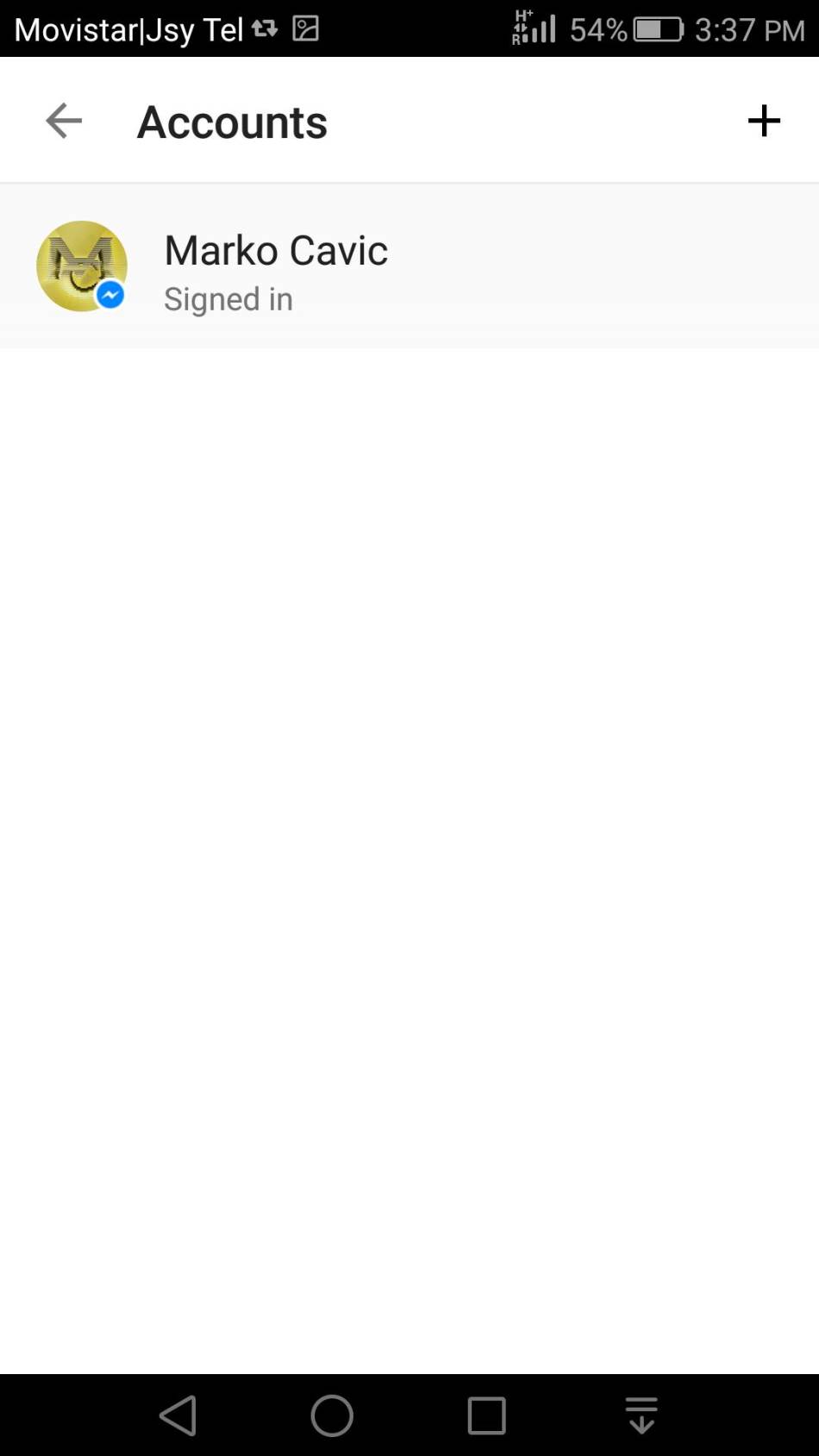 Facebook Messenger sa podrškom za više naloga