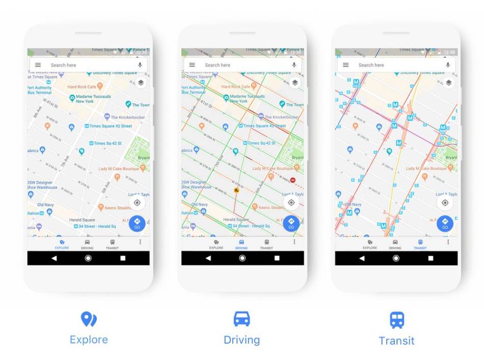 Google Maps update Google Play aplikacije
