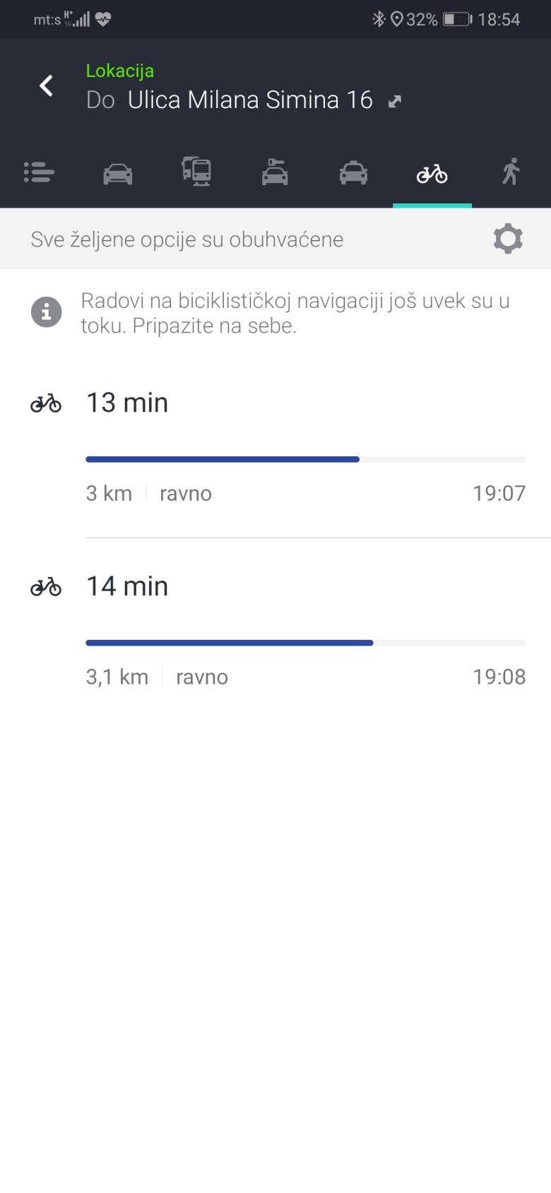 GPS mape Srbija navigacija, Besplatna navigacija, Navigacija bez interneta, Here WeGo, biciklisti na