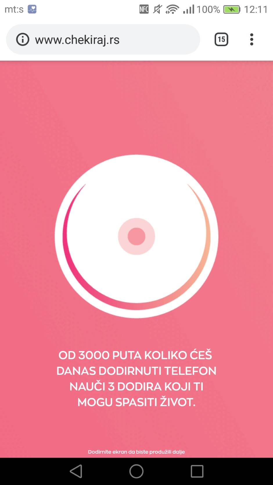 Rak dojke u Srbiji aplikacija za samopreglede žena