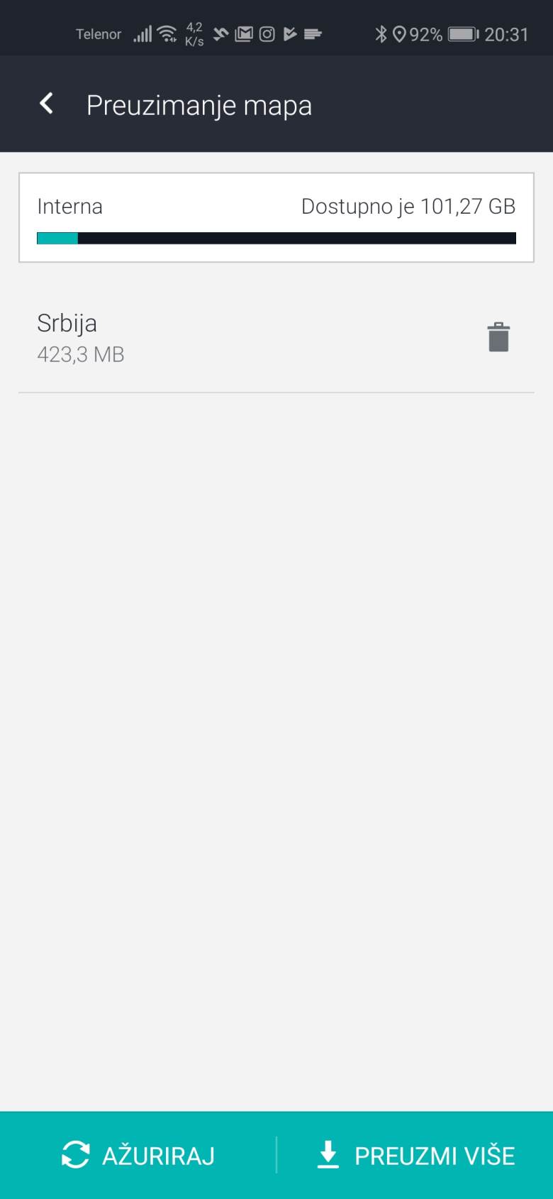 Navigacija mape Srbije autoput Miloš Veliki, GPS Mape Srbije update, Besplatna navigacija bez neta