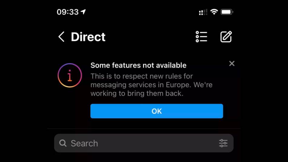 messenger ne rade opcije iskljucene u srbiji problem kako rešiti facebook