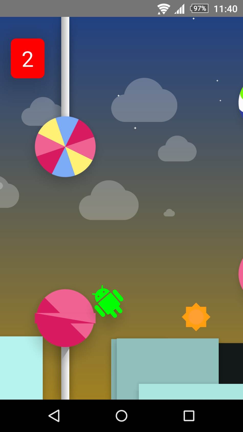 Android Lollipop easter egg