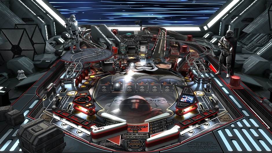 Star Wars Pinball Force Awakens recenzija