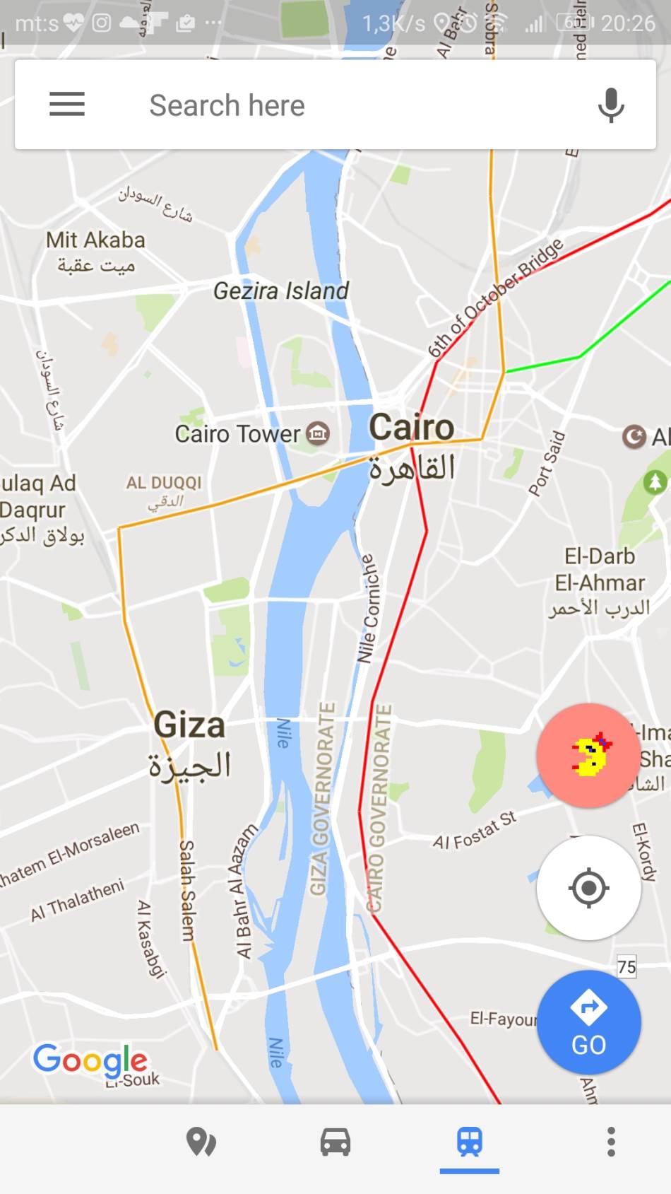 Google Maps Pac-Man 1. april