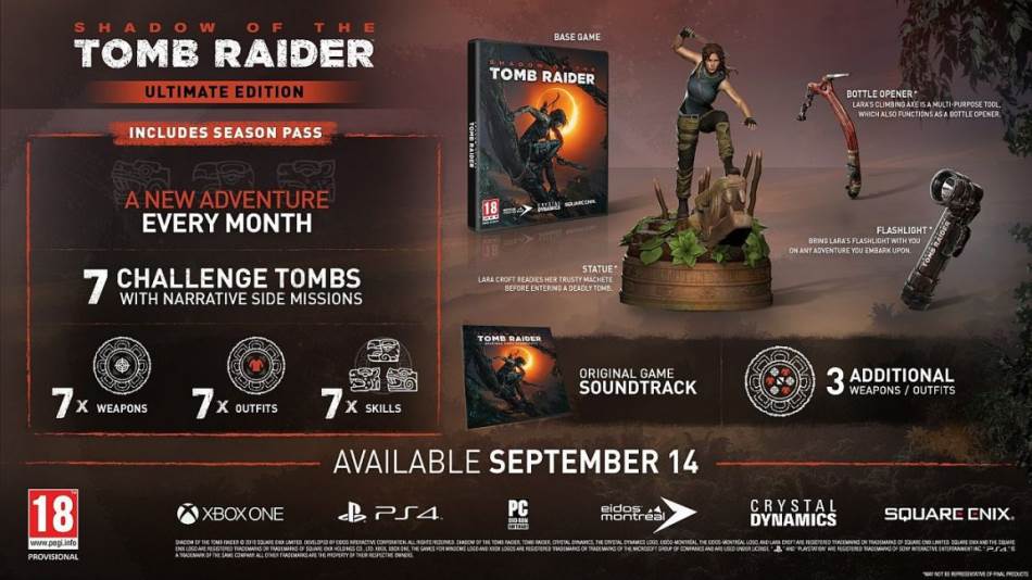 Shadow of the Tomb Raider PC Steam izdanja igre, cena do 200 evra