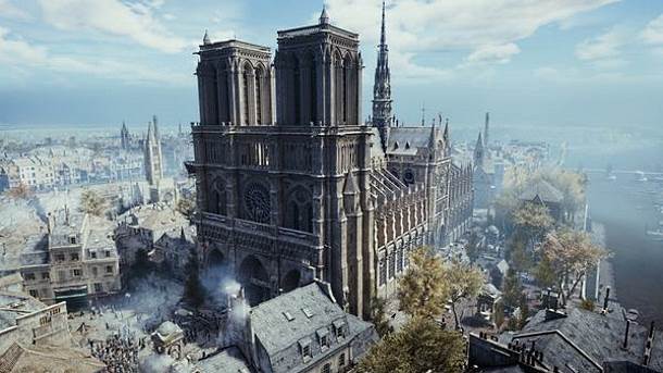 Notr Dam požar i obnova Assassins Creed igra