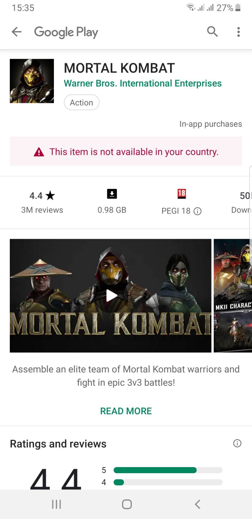 Mortal Kombat blokiran u Srbiji, Mortal Kombat Srbija, MK 11 Srbija, MK11 povucen iz Srbije