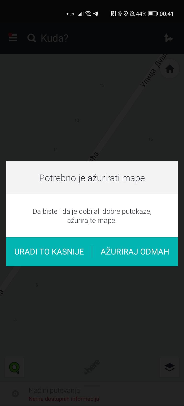 besplatna gps navigacija ne radi bez interneta here wego mapa srbije foto