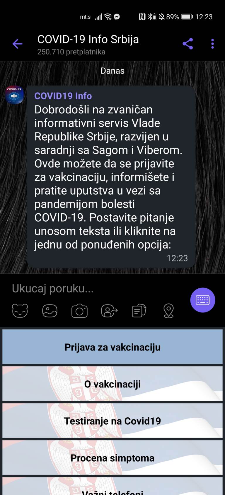 Viber prijava za vakcinaciju kako se prijaviti korak po korak foto