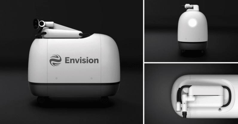mochi envision enostm električni automobili baterije punjač robot