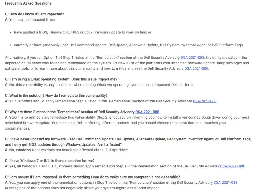 dell računari patch drajveri instalacija sigurnosni propust hakeri 