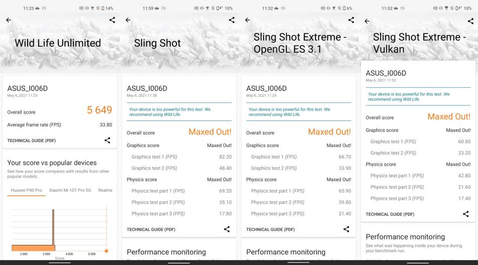 ZenFone 8 3DMark