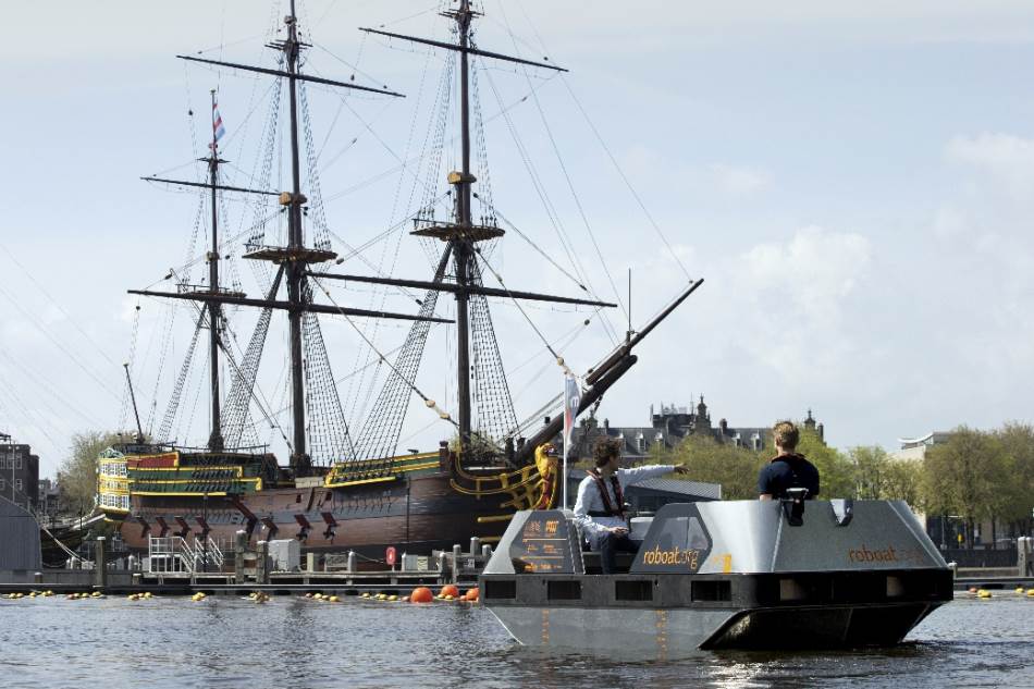 električni čamac roboat amsterdam 