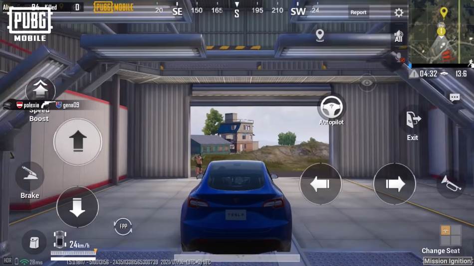 tesla automobili u pubg
