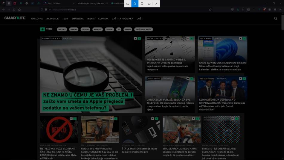 Windows 10 Snipping Tool prečica kako se koristi