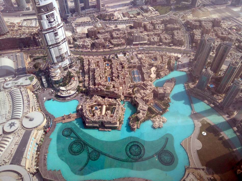 Dubai pogled sa visine iz vazduha