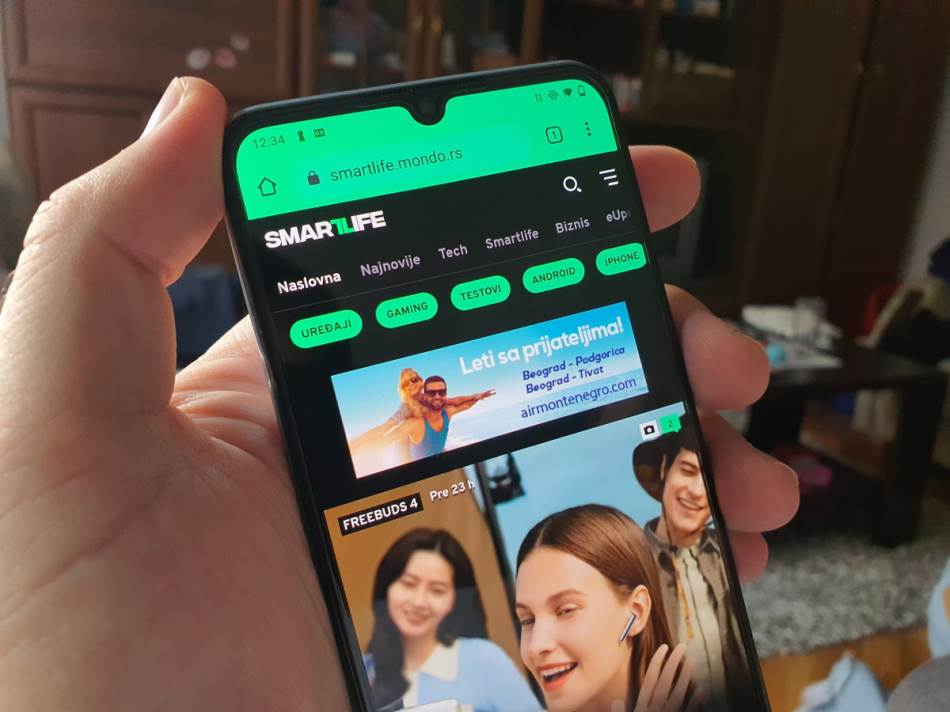 vivo Y70 browser
