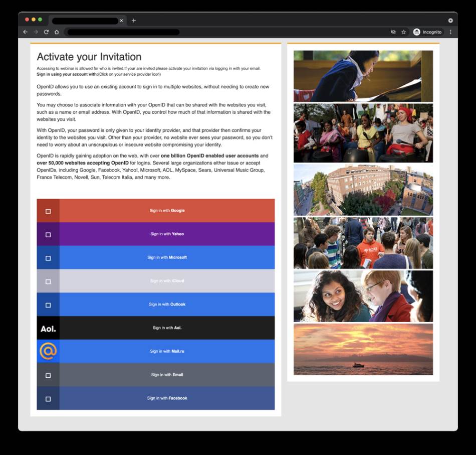 Phishing stranica na hakovanom sajtu