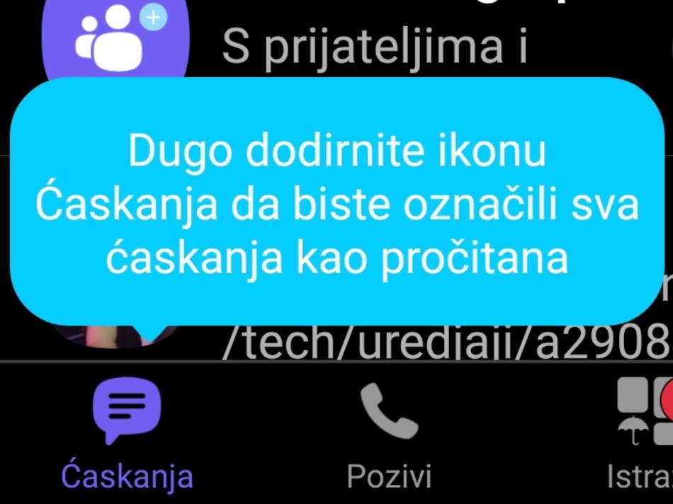 Viber saveti novi interfejs
